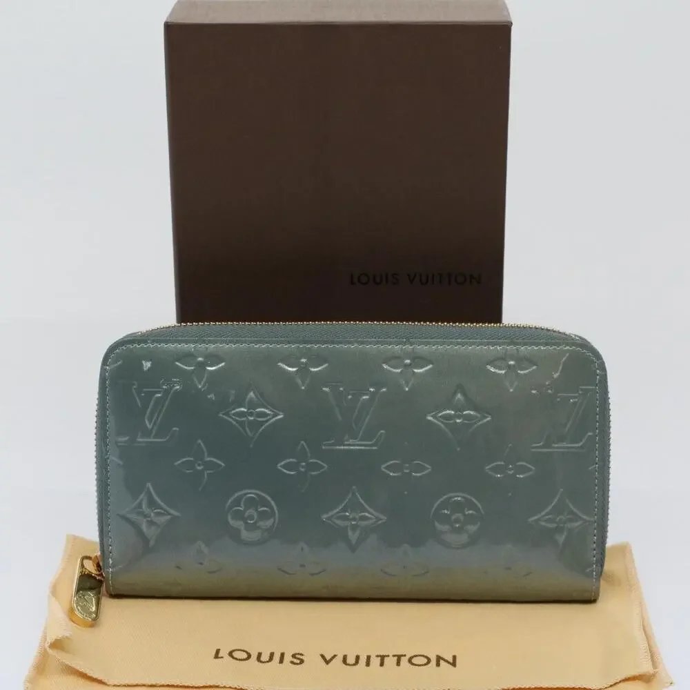 Louis Vuitton Monogram Vernis Zippy Wallet Long Jivre Beige